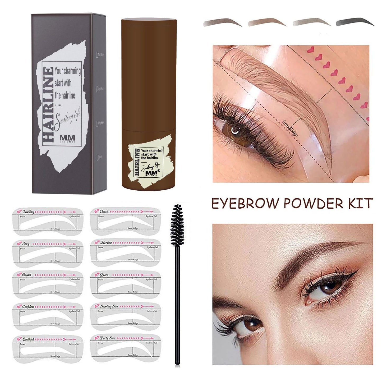 Varche Eyebrow Stamp Kit